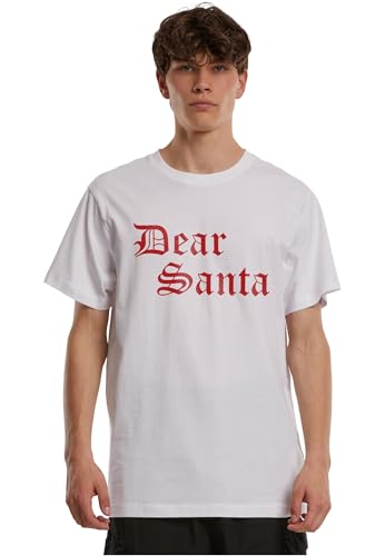 T-Shirt Homme Mt4075 Mister Tee Dear Santa Idée Cadeau Originale