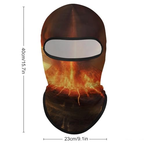 Balaclava para Hombres, Máscara de Esquí Volcán, Cubreboca de Invierno para Ciclismo miniatura 2