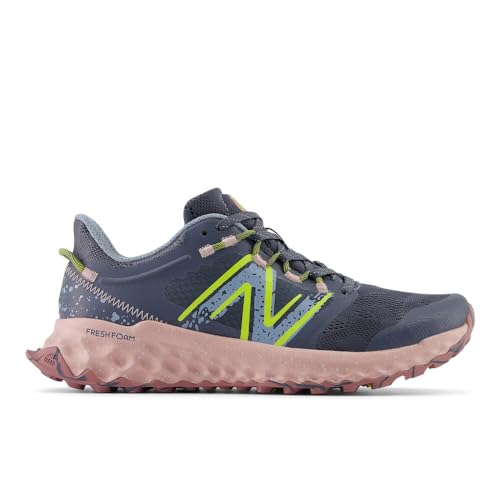 New Balance Women's Fresh Foam Garoé V1 Trail Running Shoe, Dark Arctic Grey/Orb Pink/Light Arctic Grey, 5
