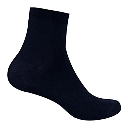 Kid's Combed Cotton School Socks Pack of 5 (Navy) SIZE: 5 TO 6 YEARS2