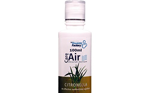 Para Aire Purificadores - CareforAir Citronela Esencia 100 ml - Crujiente cítrico aroma - Refrescante y Inspirador - Insecto & Plaga Repelente - UTILIZADO EN REVITALIZADORES, IONIZADORES, HUMIDIFICADORES - 100% Producto Garantía De Satisfacción