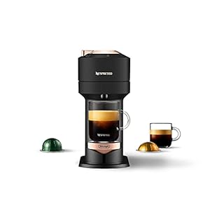 Nespresso Vertuo Coffee and Espresso Maker, Machine Only, Black Matte Rose Gold