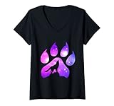 Photo Gallery donna wolf paw galaxy camicia lupo howling camicia lupo lupo maglietta con collo a v Photo Gallery donna wolf paw galaxy camicia lupo howling camicia lupo lupo maglietta con collo a v