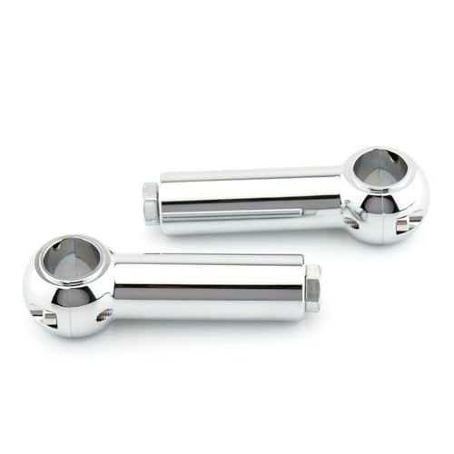 Abrazadera de manillar de 4 pulgadas para motos con barras de 2.5 cm 6