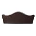 KKCF-cojín de la cabecera, Estuche Blando Corona Infantil Dibujos Animados Cama Madera Maciza Respaldo Grande Lavable Fibra Extrafina Suave Duradero (Color : Brown, Size : 135x62x8cm)