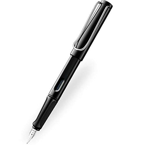 Lamy "Safari" Fountain Pen Shiny Black Extra Fine Nib