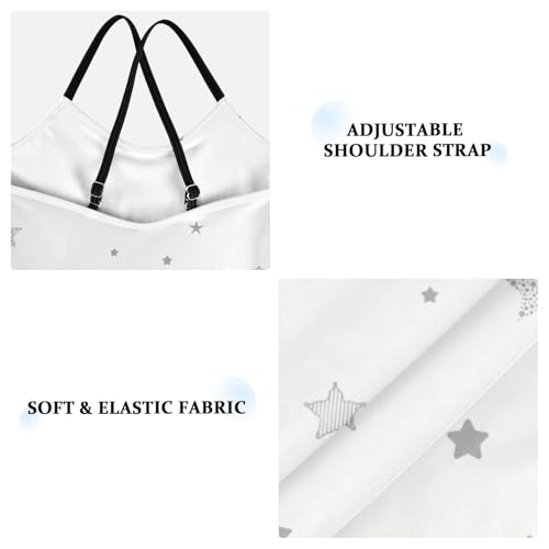 Little Stars on White Swimsuit for Girls 1-Piecing Toddler Girl Bathing Suit Swim Suit for Girls3