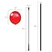 Balloon Bobber - Weatherproof Reusable Seamed Balloon Long Pole Kit - Helium Free Plastic Outdoor Balloons