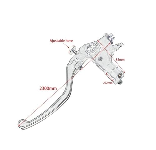 Levier de frein et embrayage moto 22mm pour remplacer vos commandes de course