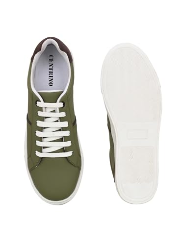 Image of Centrino Women's Casual Shoes | Colorblock Sneakers with Ultra Soft Cushion Lace-Up Shoes All-Day Comfort | Trendy & Lightweight Design | Low Top Flat Sole (7603)