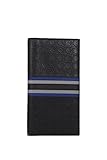 Mit Box und Etiketten Salvatore Ferragamo Herren Geldbörse BNWB Signature-Logo, lang, Schwarz
