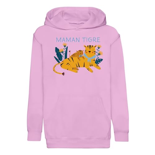 Sweat à capuche enfant maman tigre la solution confort pour calmer les peaux sensibles