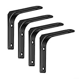 Photo Gallery zilimontt staffe per mensole in acciaio a forma di l, resistenti, 100 x 100 mm, per montaggio a parete, per mobili fai da te, librerie, tavoli, letti, scrivanie, case industriali o moderne (nero) Photo Gallery zilimontt staffe per mensole in acciaio a forma di l, resistenti, 100 x 100 mm, per montaggio a parete, per mobili fai da te, librerie, tavoli, letti, scrivanie, case industriali o moderne (nero)