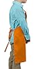 KNG Kids Cooking Apron for Girls and Boys – Medium, Orange, 2 Pack #2