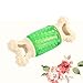 Green Dog Bone Chew Toy - Squeaky Sound Interactive Puppy Teething Toy for Chewing, Playing, and Reducing Boredom