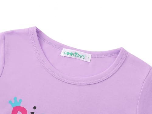 Toddler Girls' Short Sleeve Graphic T-Shirts - Green Blouse with Ice - Cream Print for Little Girls Size 2T-5T2
