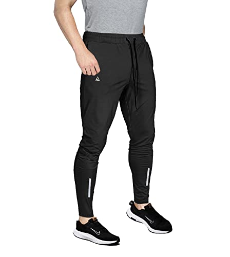 Image of AVOLT Men Slim Fit Lycra Blend Track Pants