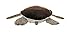 Wild Republic 17381 19332 Jumbo Plüsch Schildkröte, großes Kuscheltier, Plüschtier, Cuddlekins, 76 cm, grün