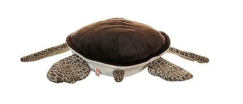 Wild Republic 17381 19332 Jumbo Plüsch Schildkröte, großes Kuscheltier, Plüschtier, Cuddlekins, 76 cm, grün