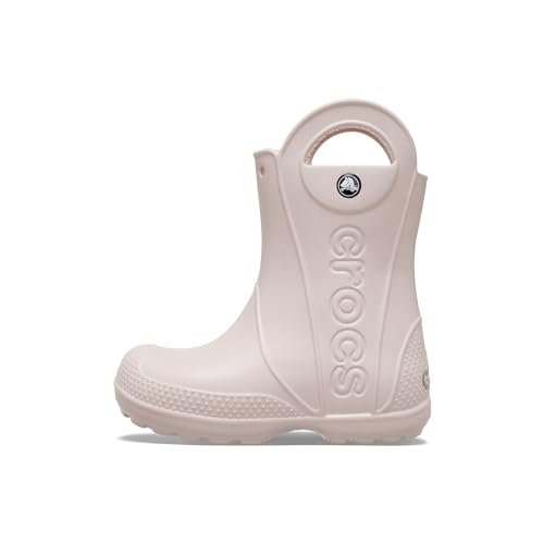 Image of Crocs Kids' Handle It Rain Boots | Waterproof Slip On Shoes | Kids' Rain Boots