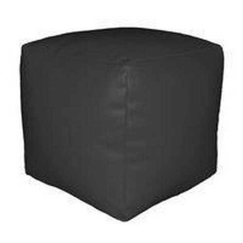 Image of Sattva Square Footstool Cover (Without Beans) - Grey