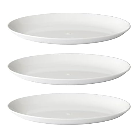 Harfield Roltex White Oval Plate Set of 3 Cover