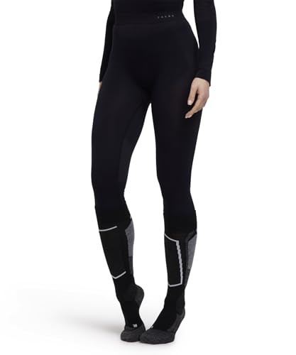 Image of Falke Women's Warm 3 /4 Tights 3 /4 Sport Tights Base Layer Bottom, Thermal Underwear, 1 Pair