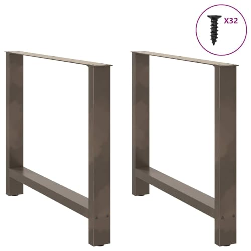 Pieds de table à manger bureau établi table basse acier réglable 100 cm