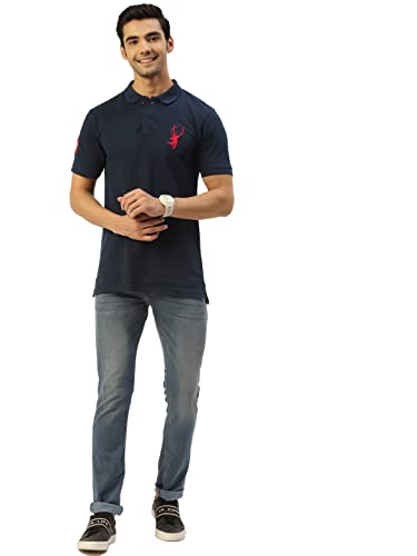 Image of CHKOKKO Men's Cotton Regular Fit Half Sleeves Polo T-Shirt