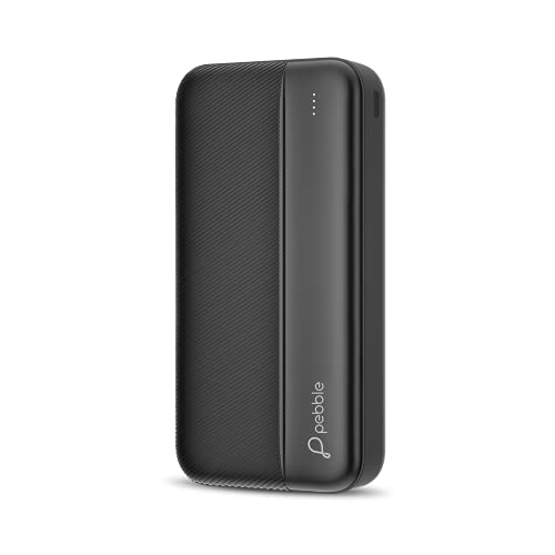 Pebble Volt Max 20,000mAh high-Speed Power Bank (Midnight Black)