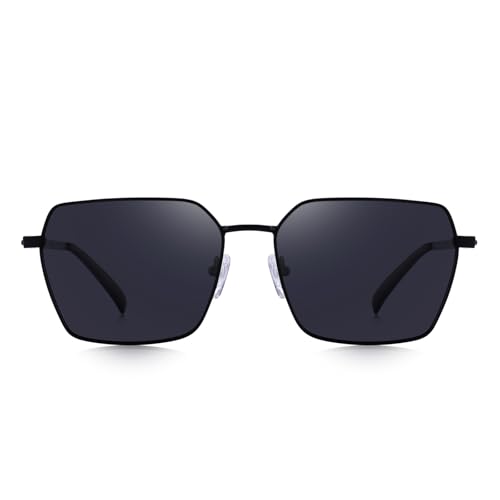 Square Polarized Sunglasses for Men and Women Polygon Mirrored Lens2