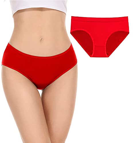 Image of Womens Underwear Lycra Cotton Panties Bikini Hipster Briefs Set for Ladies Teen Girls Comfortable Breathable Pack of 1