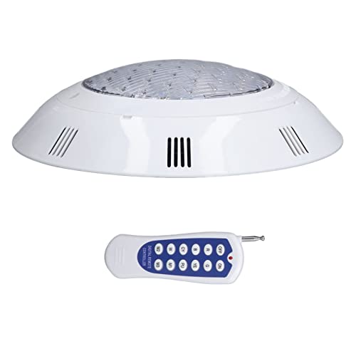 Yctze 54W 18LED Luce per Piscina RGBW AC12V IP68 Luce per Stagno Impermeabile Telecomando Paesaggio Lampada Subacquea Alta luminosità LED Die Unterwasserlamp Light IP68 18LED Piscina