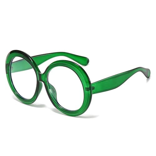 Monture de lunettes ronde surdimensionnée unisexes style rétro couleur bonbon