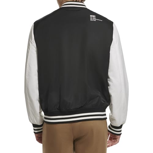 DKNY Mens Lightweight Varsity Jacket4