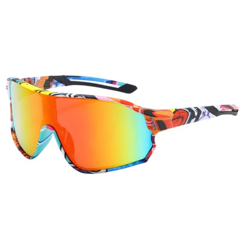 Image of PROBEROS Cycling Sunglasses for Men Stylish, UV400 Tinted Polarized Sunglasses Fashion Sport Set, Unique Frame Design, Outdoor Anti-Glare for Cycling, Driving, Hiking