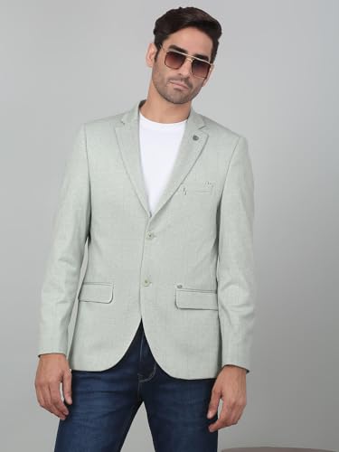 Image of Cantabil Checkered Full Sleeves Notch Lapel Casual Blazer for Men | Casual Blazer for Men | Men Blazer for Casual | Blazer for Men Casual (P MBZC00055)
