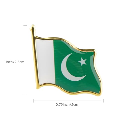 Image of Country Flag Brooch Metal Alloy Souvenir Pin Shirt Hat Backpack Jewelry Accessories Decoration Party Christmas Gift Badge International Travel Pin