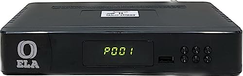 Image of Tech-lobby DD Free Dish DTH MPEG4 HD Set Top Box for 120+ Free TV Channels with Recording Feature.