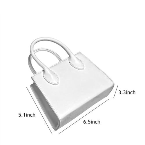 Image of Small crossbody tote bags for women faux leather cute clutch mini purses and handbags