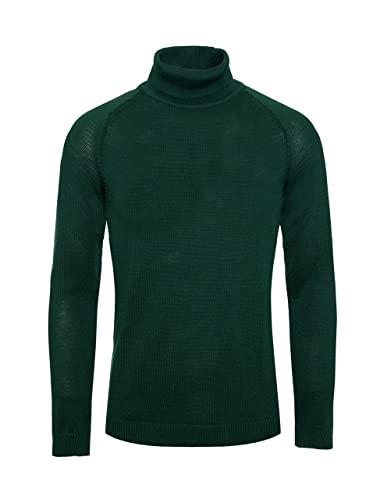 Men’s Premium Slim Fit Knitted Pullover Turtleneck Sweater – Many Colors