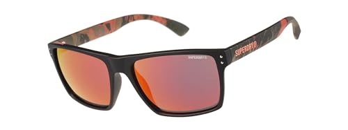 Superdry SDS-KOBE - Gafas de sol para hombre 193 negro mate/naranja montaña volcánica
