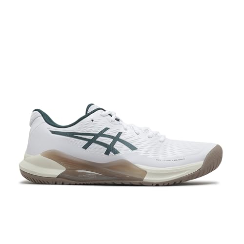 ASICS Tênis masculino Gel Challenger 14, Branco/Verde SAXON