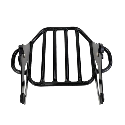 Porte-bagages moto en acier renforcé double niveau pour cruisers Road King et Electra Glide