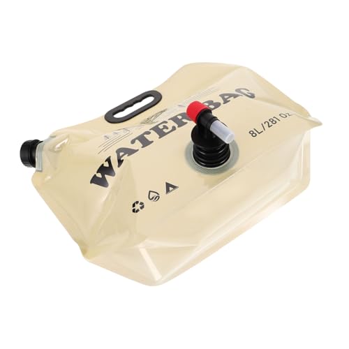 NULYLU 折りたたみ式防漏大容量ウォーターバッグ 蛇口付き携帯用キャンプ用水袋 緊急時対応アウトドア飲料収納バッグ