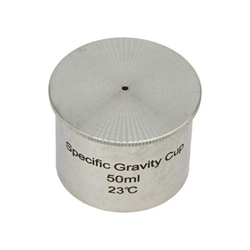 Original Paint Density Specific Gravity Cup Stainless Steel Paint Density Determiner Pycnometer 50ml