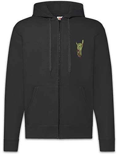 Sweat à Capuche Zombie Metal Fist Veste Chaude Homme contre le Froid Style Rock