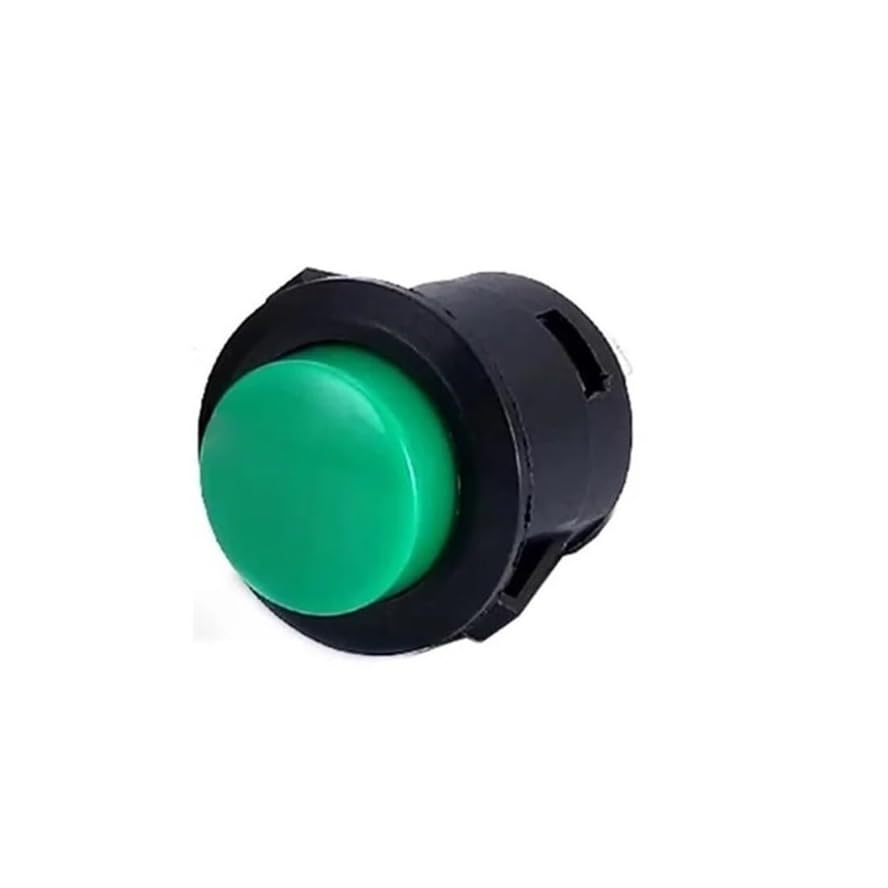 Botón pulsador de reinicio rápido 6A 250V con contacto momentáneo eficiente para paneles de control