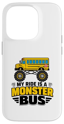My Ride is a Monster Bus�AAwesome Monster School Bus Lovers �X�}�z�P�[�X iPhone 14 Pro �p