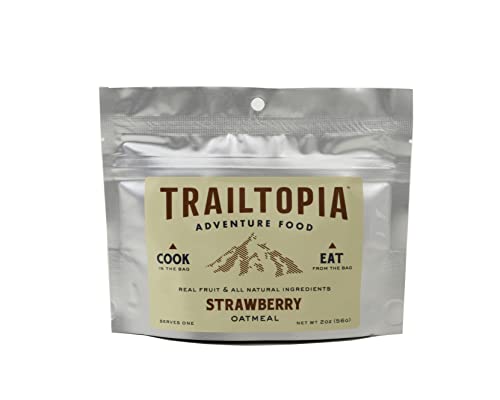Trailtopia Strawberry Oatmeall Nutrient-Packed Breakfast for Camp...